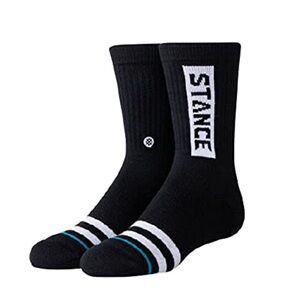 Stance Crew OG St Kids Socks (Large, Black)